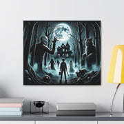 Scariest Movie Mashup Digital Art Canvas Gallery Wraps