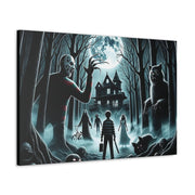 Scariest Movie Mashup Digital Art Canvas Gallery Wraps