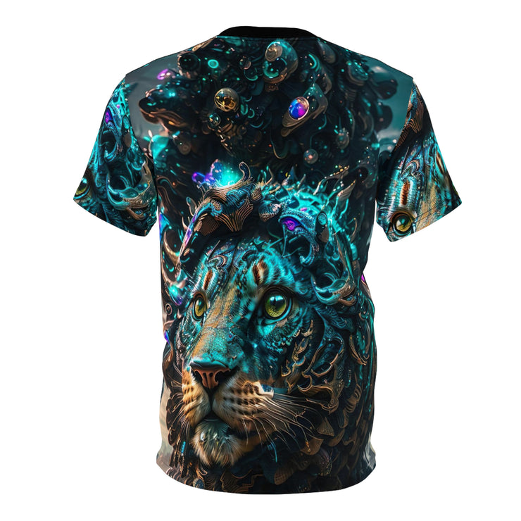 Aurora Lion Unisex Cut & Sew Tee (AOP)