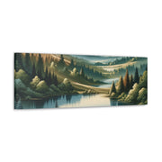 Tranquil Vista" - Detailed Landscape Art