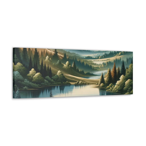 Tranquil Vista" - Detailed Landscape Art