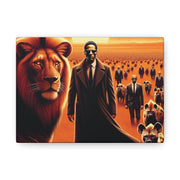 Leadership Unleashed: The Vanguard and the King - Artistic Canvas Print