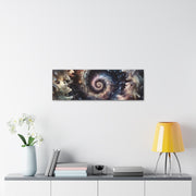 Hypnotic Whirlpool, Fragmented Portraits Canvas Gallery Wraps