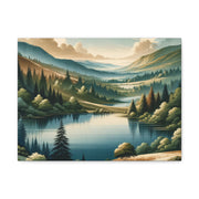 Tranquil Vista" - Detailed Landscape Art