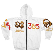 FBA Economy: 365 Strong Zip-Up (AOP) Hoodie | Circulate. Empower. Build