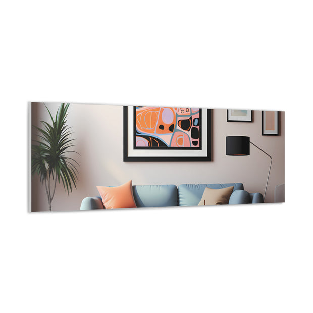 Abstract Art and Couch Canvas Gallery Wraps