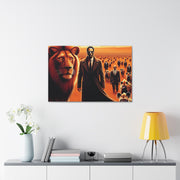 Leadership Unleashed: The Vanguard and the King - Artistic Canvas Print