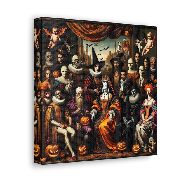 Masquerade of Shadows: An All Hallows' Eve Court Canvas Gallery Wraps