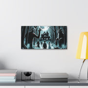 Scariest Movie Mashup Digital Art Canvas Gallery Wraps