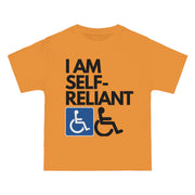 I am Self- Reliant Wheelchair Handy Capable Beefy-T®  Short-Sleeve T-Shirt