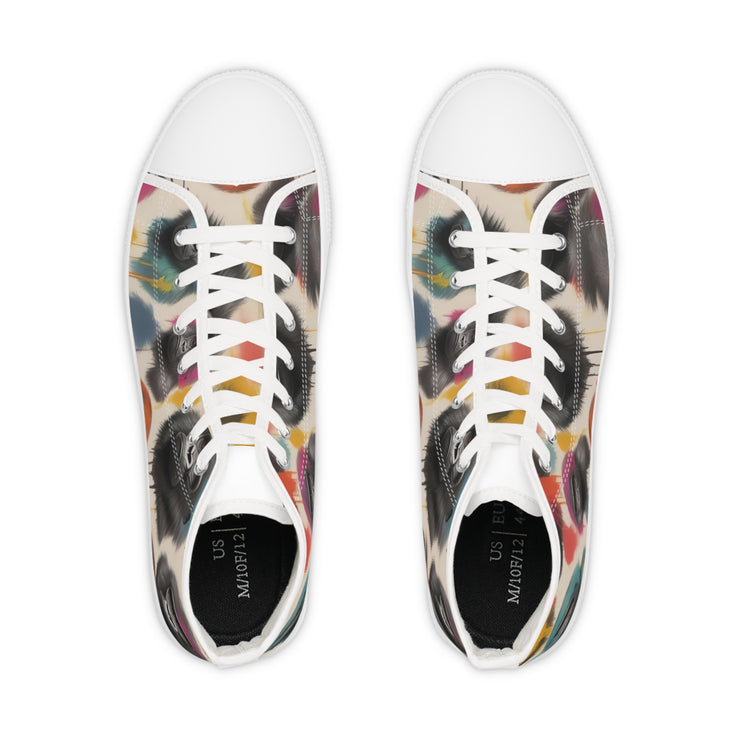 Mystic Primate: Abstract Gorilla High-Top Sneakers