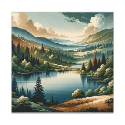 Tranquil Vista" - Detailed Landscape Art