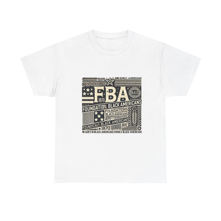 "Foundational Black Americans Heritage Tee – Bold Statement Design