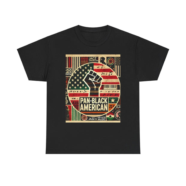 Pan-Black American Unity T-Shirt – Celebrate Heritage & Resilience