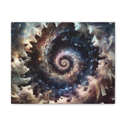 Hypnotic Whirlpool, Fragmented Portraits Canvas Gallery Wraps