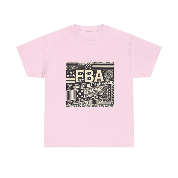 "Foundational Black Americans Heritage Tee – Bold Statement Design