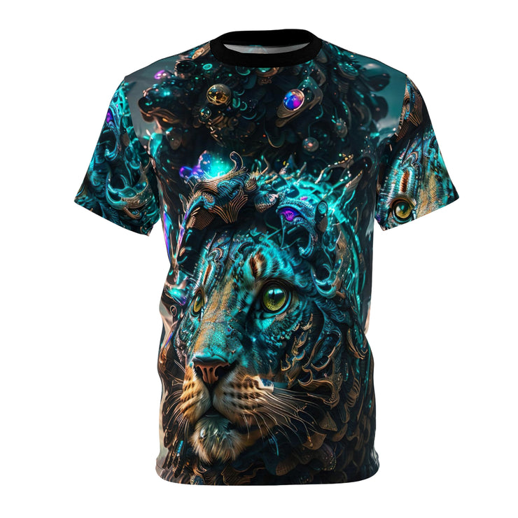 Aurora Lion Unisex Cut & Sew Tee (AOP)