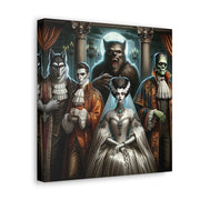 Gothic Gathering: An Enigmatic Court Canvas Gallery Wraps