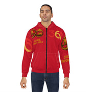 FBA Economy: 365 Strong Zip-Up Hoodie | Circulate. Empower. Build. -Red