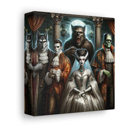 Gothic Gathering: An Enigmatic Court Canvas Gallery Wraps