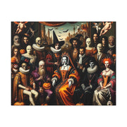 Masquerade of Shadows: An All Hallows' Eve Court Canvas Gallery Wraps