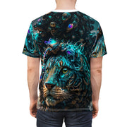 Aurora Lion Unisex Cut & Sew Tee (AOP)