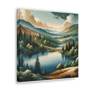 Tranquil Vista" - Detailed Landscape Art