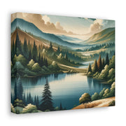 Tranquil Vista" - Detailed Landscape Art