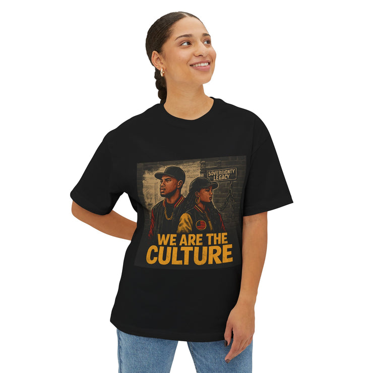 We Are The Culture – Statement Tee by Mucho Art