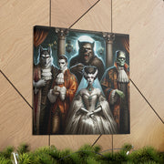 Gothic Gathering: An Enigmatic Court Canvas Gallery Wraps