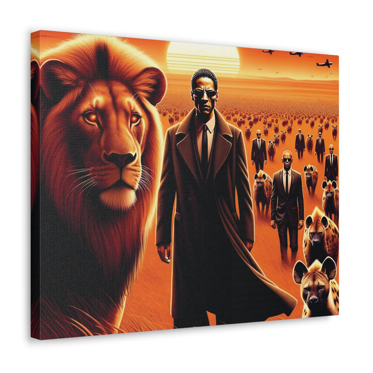 Leadership Unleashed: The Vanguard and the King - Artistic Canvas Print