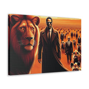 Leadership Unleashed: The Vanguard and the King - Artistic Canvas Print