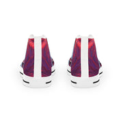 Surreal Vision: Enigmatic Eyes High-Top Sneakers"