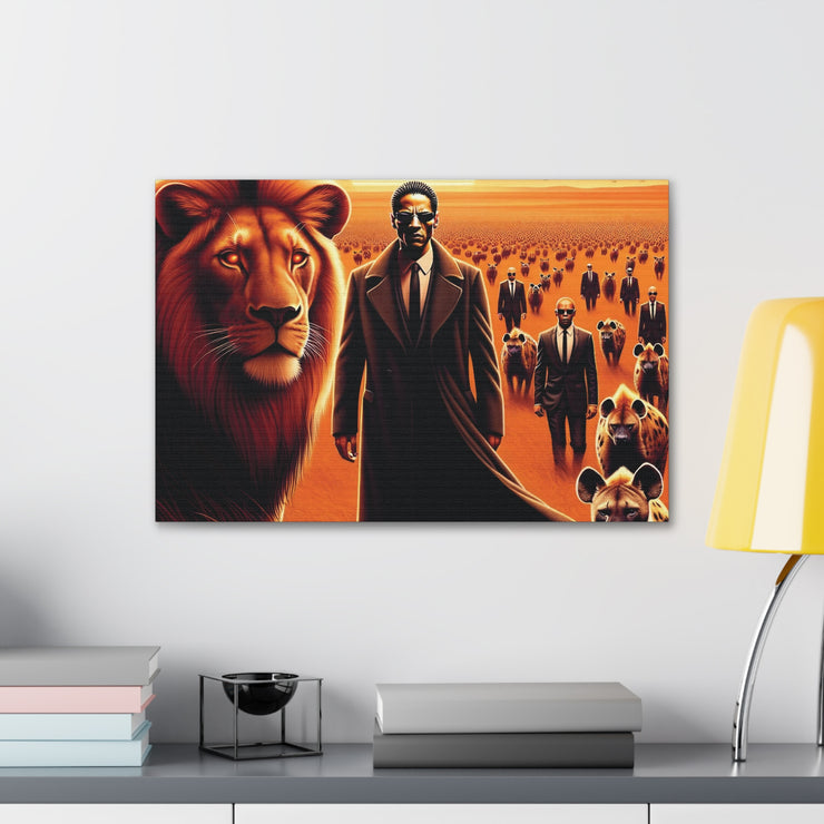 Leadership Unleashed: The Vanguard and the King - Artistic Canvas Print