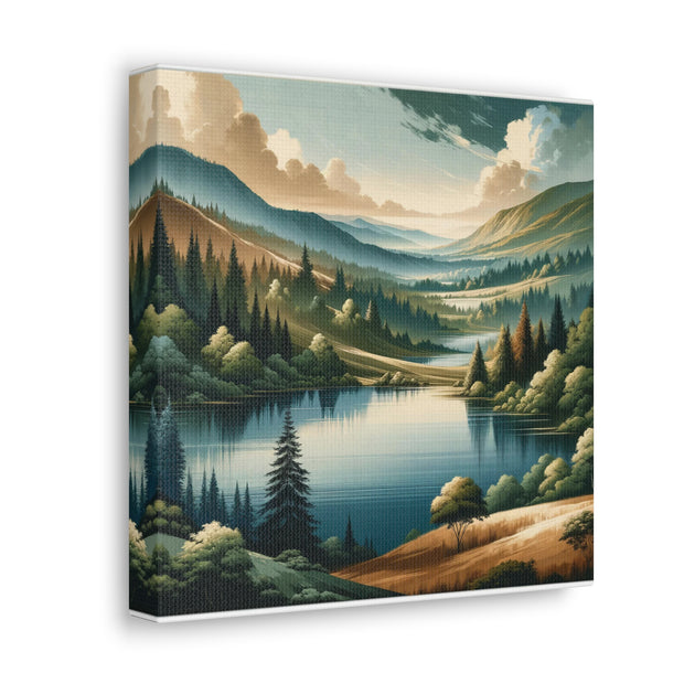 Tranquil Vista" - Detailed Landscape Art