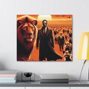 Leadership Unleashed: The Vanguard and the King - Artistic Canvas Print