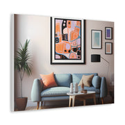 Abstract Art and Couch Canvas Gallery Wraps