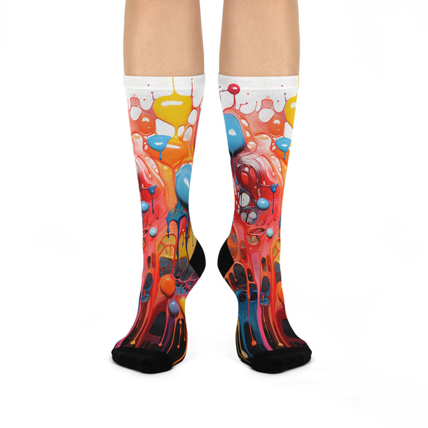 Joyful Chaos Cushioned Crew Socks