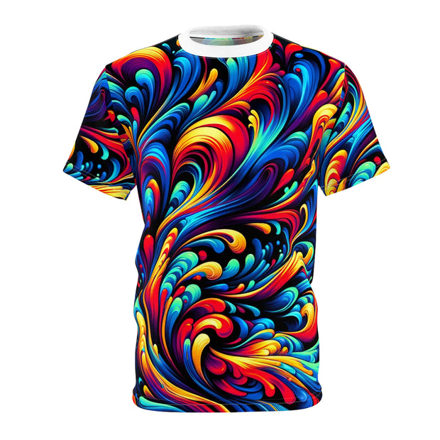 Color Fusion Spectacle - Abstract Art T-Shirt AOP