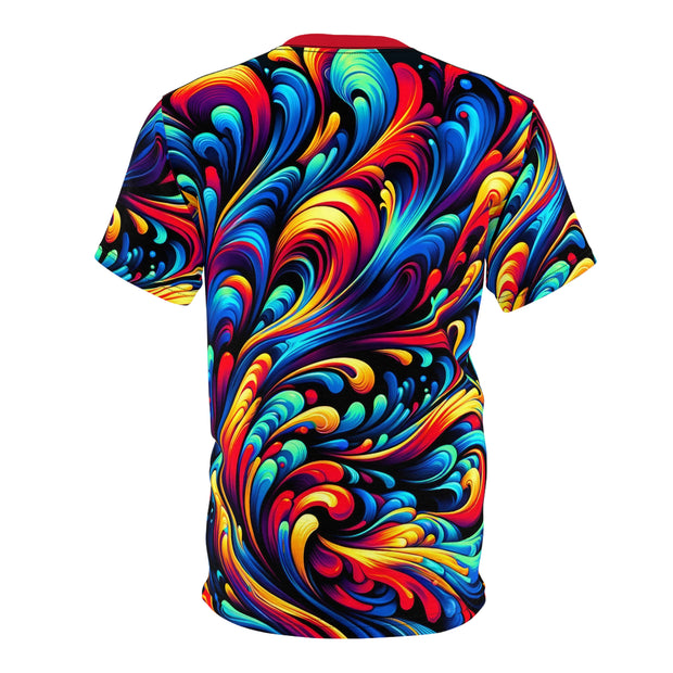 Color Fusion Spectacle - Abstract Art T-Shirt AOP