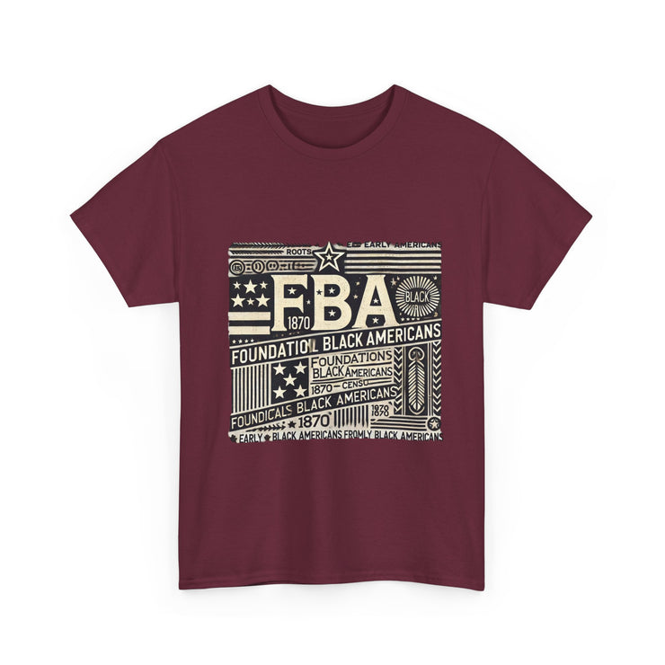 "Foundational Black Americans Heritage Tee – Bold Statement Design