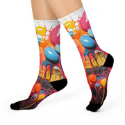 Joyful Chaos Cushioned Crew Socks