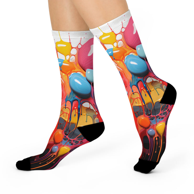 Joyful Chaos Cushioned Crew Socks