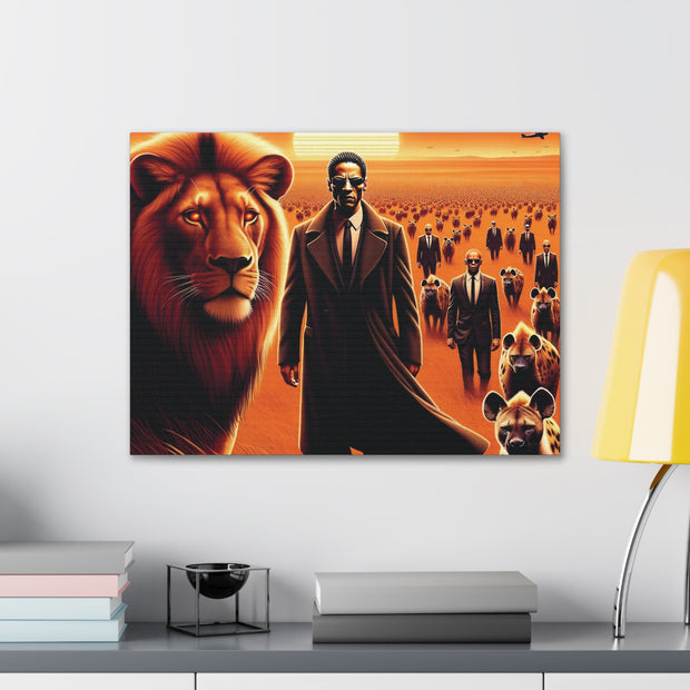 Leadership Unleashed: The Vanguard and the King - Artistic Canvas Print