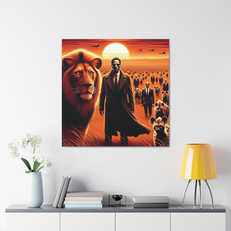 Leadership Unleashed: The Vanguard and the King - Artistic Canvas Print