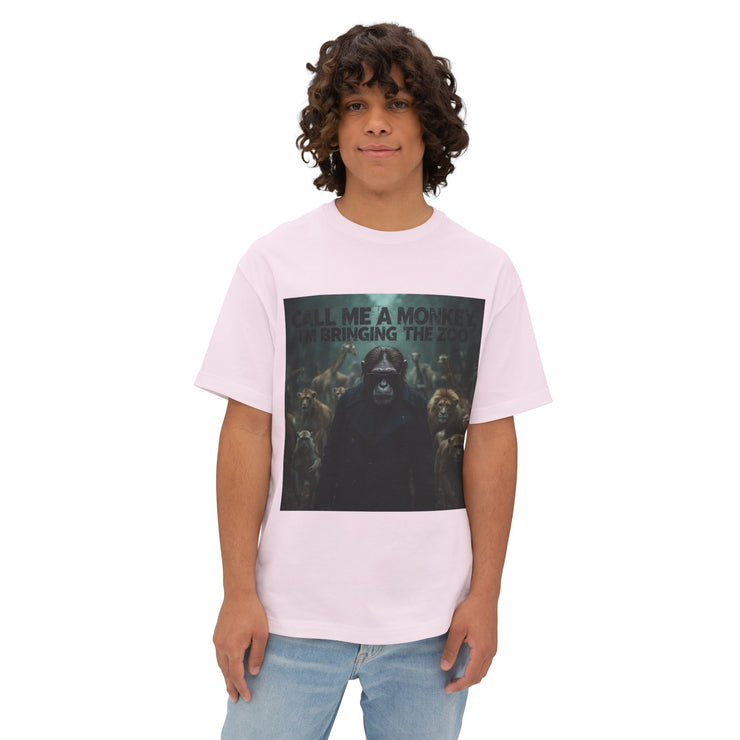 Call Me a Monkey, I’m Bringing the Zoo – Statement Tee by Mucho Art