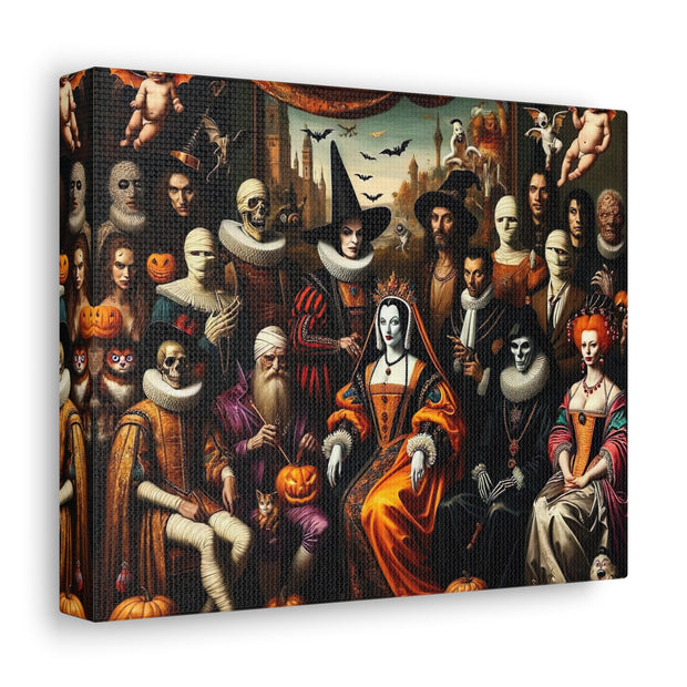 Masquerade of Shadows: An All Hallows' Eve Court Canvas Gallery Wraps