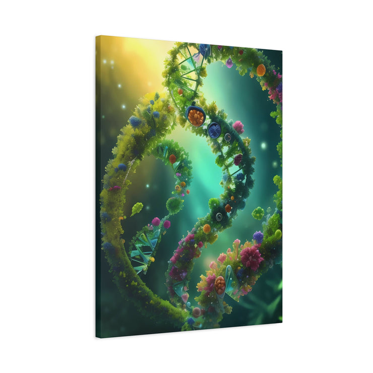 DNA in all Living Things Matte Canvas, Stretched, 1.25"