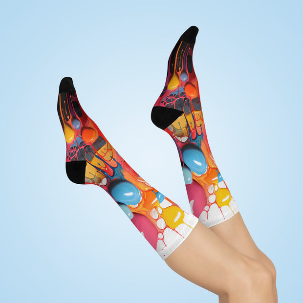 Joyful Chaos Cushioned Crew Socks