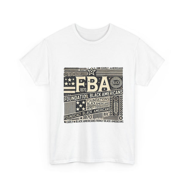 "Foundational Black Americans Heritage Tee – Bold Statement Design